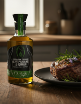 Collection les Jardins d'Oleisys - Huile d'olive picholine bio au romarin - DA by Anass Tohfa