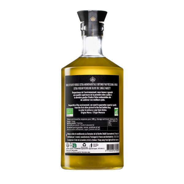 Huile d’olive Picholine vierge extra BIO Oleisys® 750 ml