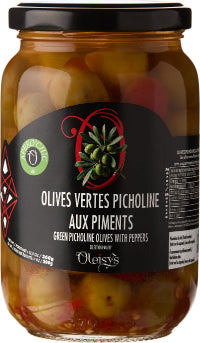 Des olives vertes Picholine mariées à la vivacité du piment : une alliance audacieuse entre le croquant végétal et la chaleur épicée.
Préparées avec soin selon la tradition méditerranéenne, ces olives exaltent les saveurs du Maroc et invitent à la convivialité.
Un produit authentique, au goût intense et équilibré, idéal pour les apéritifs, salades, plats cuisinés ou tapas maison.