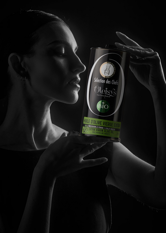 COLLECTION Sélection des Chefs Oleisys Huile d'olive picholine bio vierge extra bio DA by anass tohfa