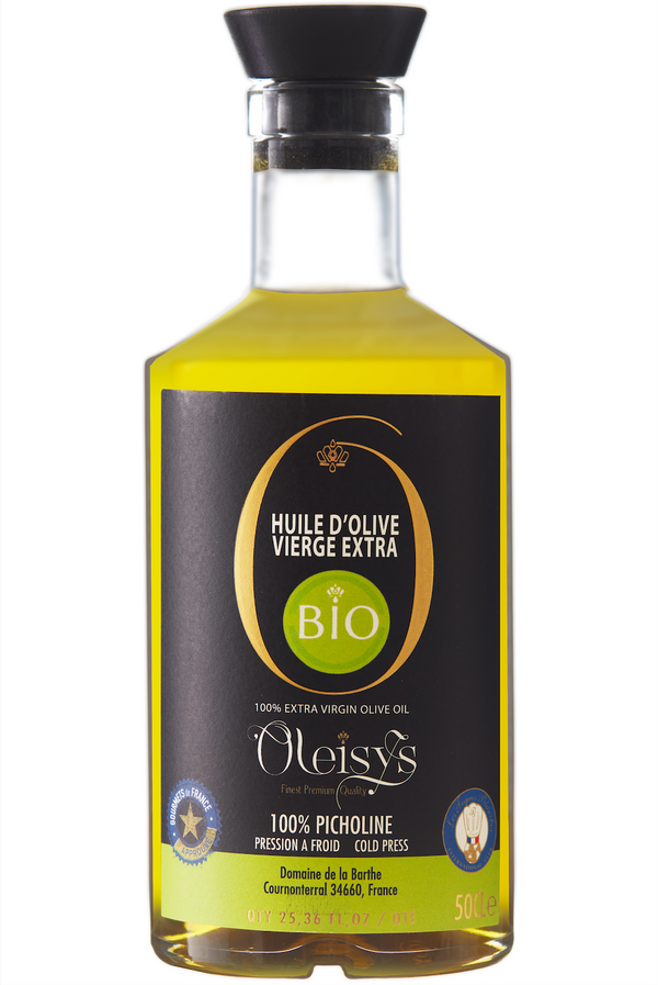 Huile d'olive picholine vierge extra BIO Oleisys® 500 ml