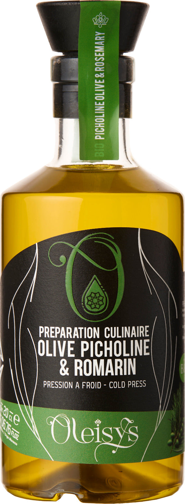 🌿 Oleisys® Huile d'olive – Préparation culinaire Olive Picholine &amp; Romarin BIO