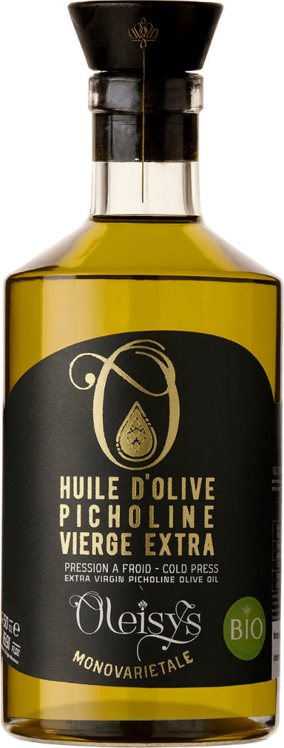 Huile d’olive Picholine monovariétale BIO Oleisys® 500 ml Flacon bijou