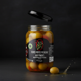 Olive verte au piment Oleisys – Collection Apéro’Chic, spécialité apéritive d’inspiration méditerranéenne by Anass tohfa