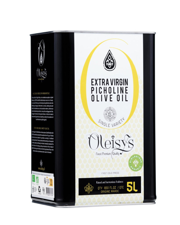 Huile d’Olive Vierge Extra BIO Oleisys® – Bidon métal Format de Chef 5 L