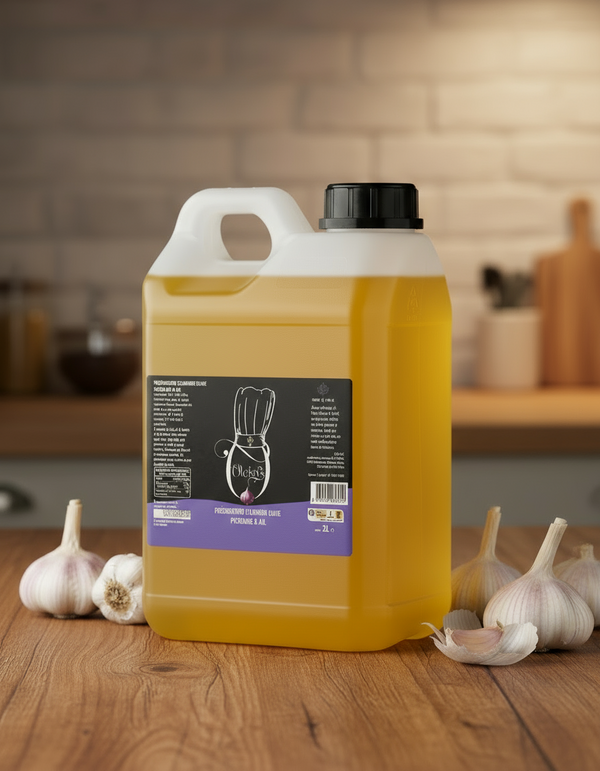 📦 Huile d’Olive Ail - Préparation Culinaire - 2 L Carton de 8 unités
