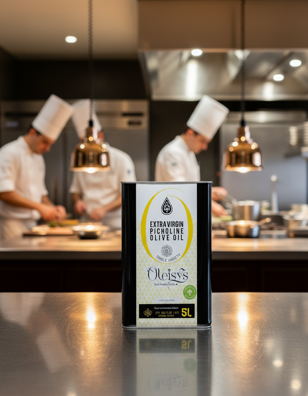 📦 Huile d’Olive Vierge Extra Picholine Monovariétale BIO 5 L - Carton de 4 unités