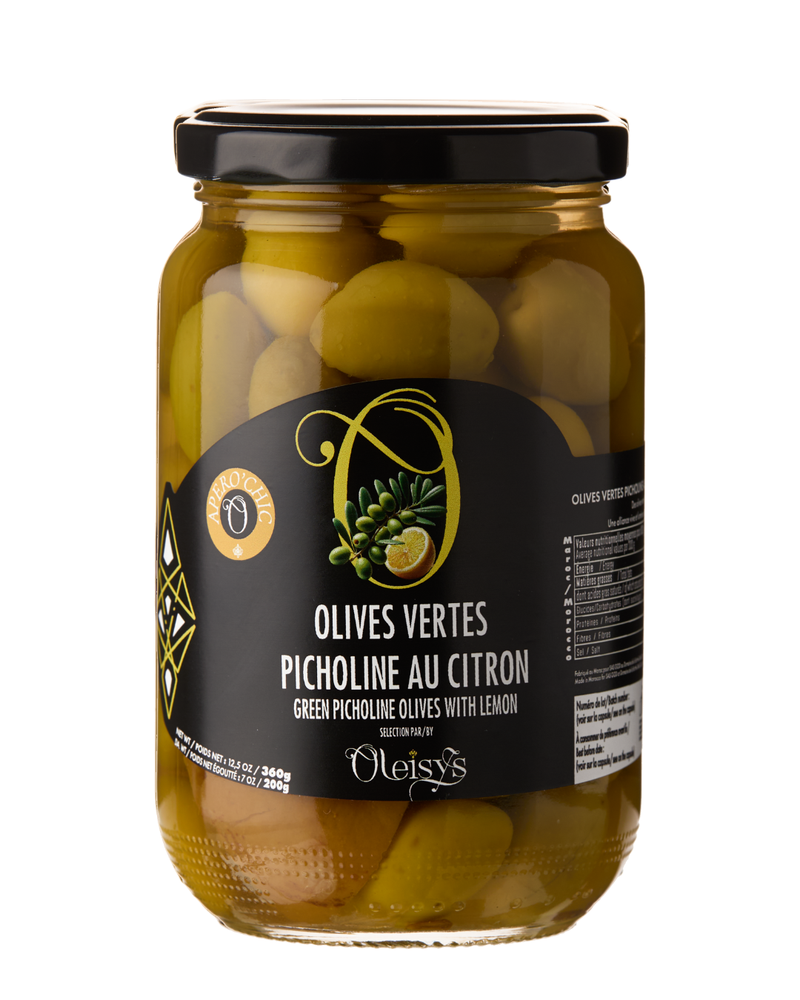 Olives Picholine Préparées au citron Oleisys®