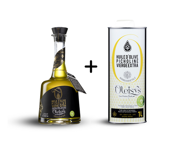 Huile d’olive Picholine vierge extra Oleisys® 700 ml + 1L