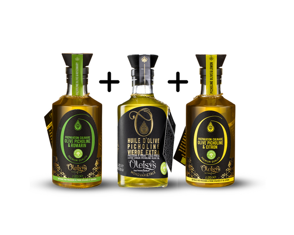 Huile d’olive Picholine vierge extra Oleisys® trio 200ml
